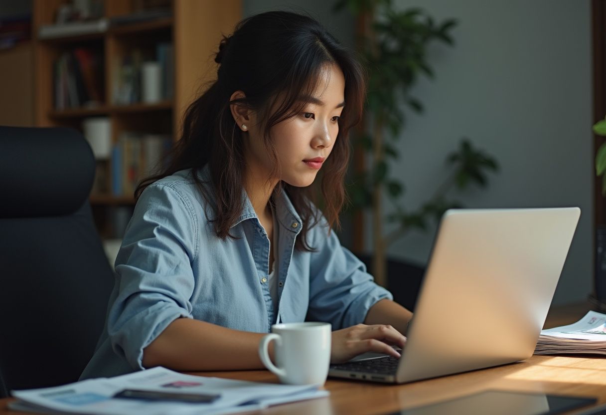 Malaysian hospitality manager optimizing hotel website on Bing search to attract international tourists and increase direct bookings